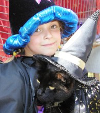 Girl and Cat